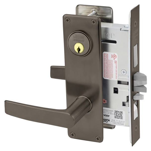Corbin Russwin ML2067 ASN 613 CL7 Apartment / Dormitory Mortise Lock