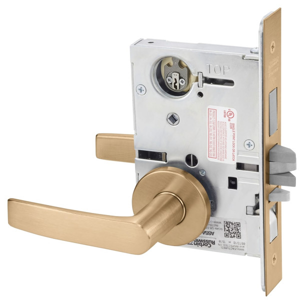 Corbin Russwin ML2067 ASB 612 LC Apartment / Dormitory Mortise Lock
