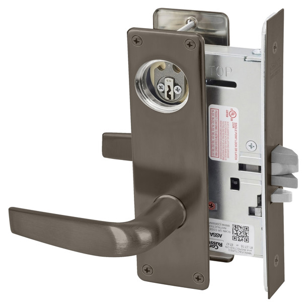 Corbin Russwin ML2055 CSN 613 LC Classroom Mortise Lock