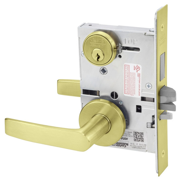 Corbin Russwin ML2029 ASB 606 Hotel / Motel Mortise Lock