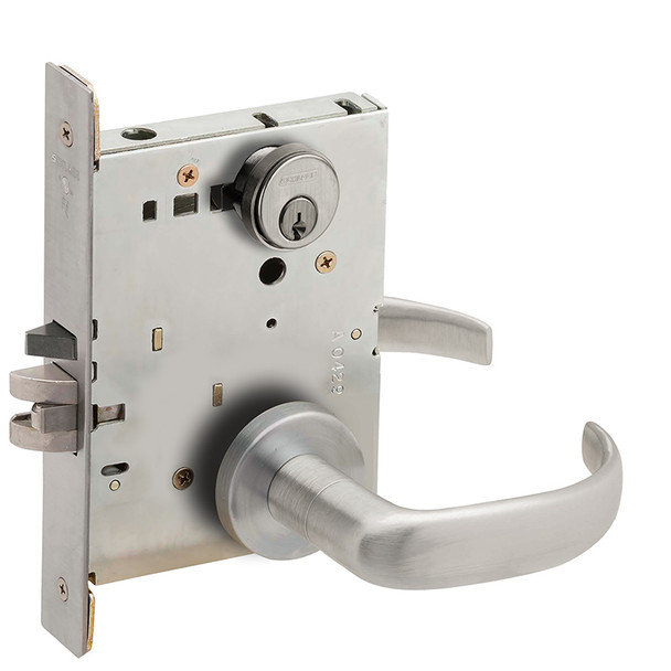 Schlage L9050P 17A 626 Office Mortise Lockset