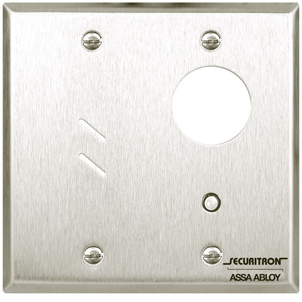 Securitron MKPZ w/ Audible Momentary, Double Gang Mortise Keyswitch