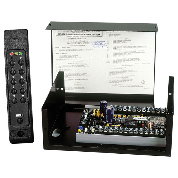Securitron DK-26BK Black Narrow Digital Keypad System W/ Circuit Board