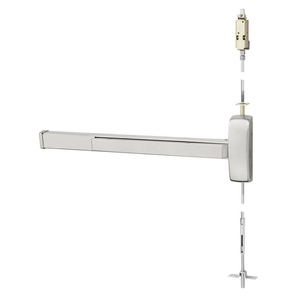 Sargent 194356-MD8610J RHR 32D Concealed Vertical Rod Exit Device