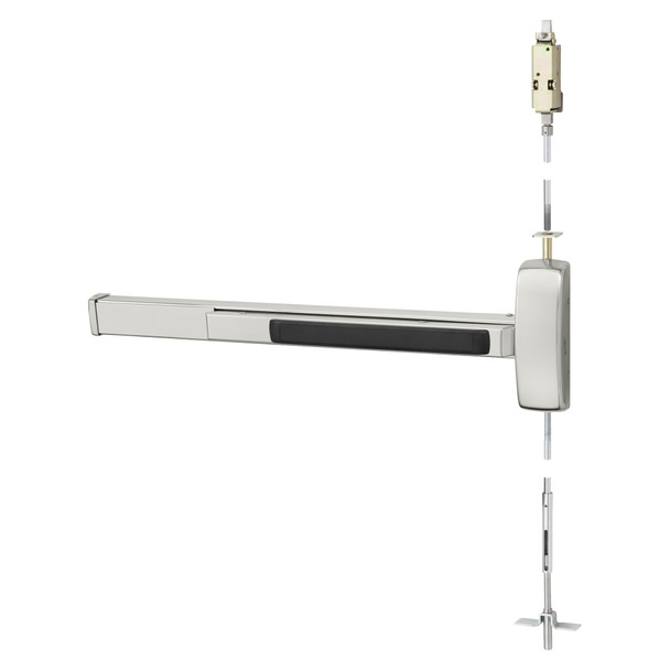 Sargent 125556-WD8615F RHR 32D Concealed Vertical Rod Exit Device