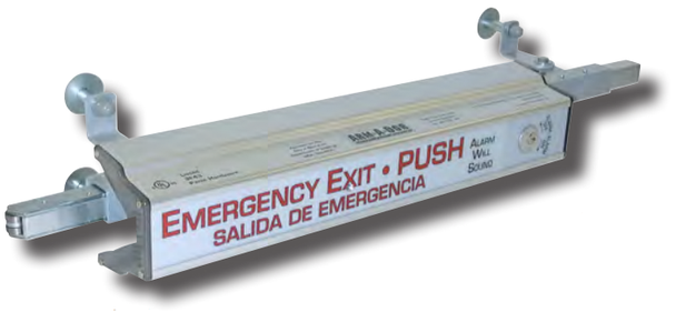 Arm-A-Dor A101-F02 Fire Rated Alarmed  Maximum Security Panic Exit Hardware