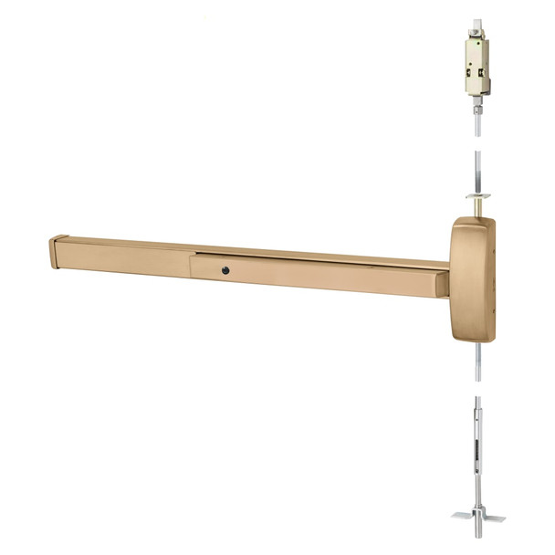 Sargent 1943-MD8646G LHR 10 Concealed Vertical Rod Exit Device