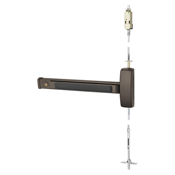 Sargent 16-MD8673E-24V ETF LHR 10B Concealed Vertical Rod Exit Device