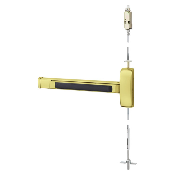 Sargent 12-MD8674E-12V ETF LHR 3 Concealed Vertical Rod Exit Device