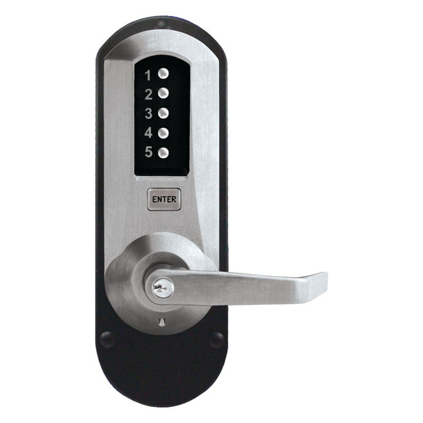 Kaba Simplex 5010XKWL-26D-41 Mechanical Pushbutton Lever Lock W/ Key Override