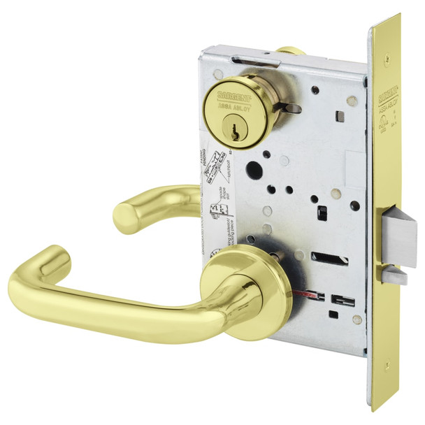 Sargent 8217 LNJ 3 Grade 1 Mortise Lock