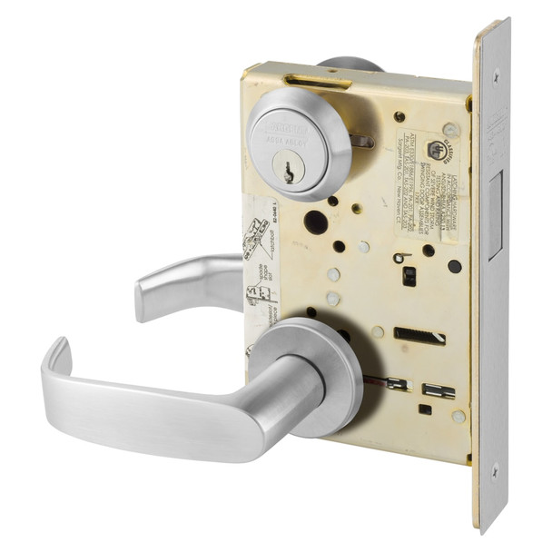 Sargent 8229 LNL 26D Grade 1 Mortise Lock