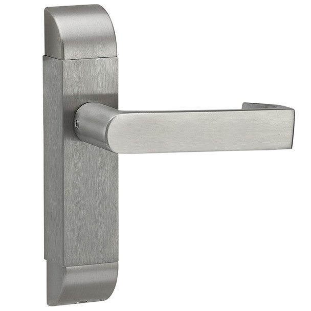 Adams Rite 4600-03-512-32D Heavy Duty Aluminum Door Curved Lever Trim with Return