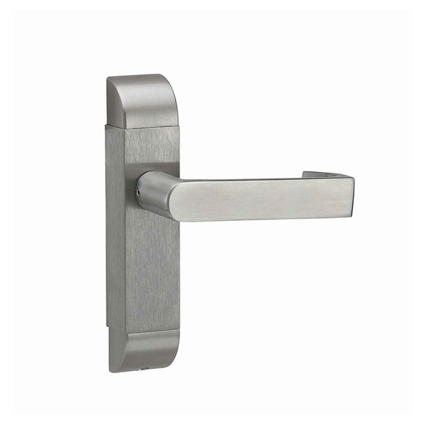Adams Rite 4600-03-612-32D Heavy Duty Aluminum Door Curved Lever Trim with Return