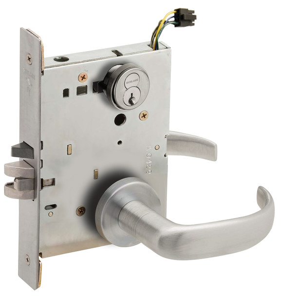 Schlage L9092EUR 17A 630 LX Electrified Mortise Lock