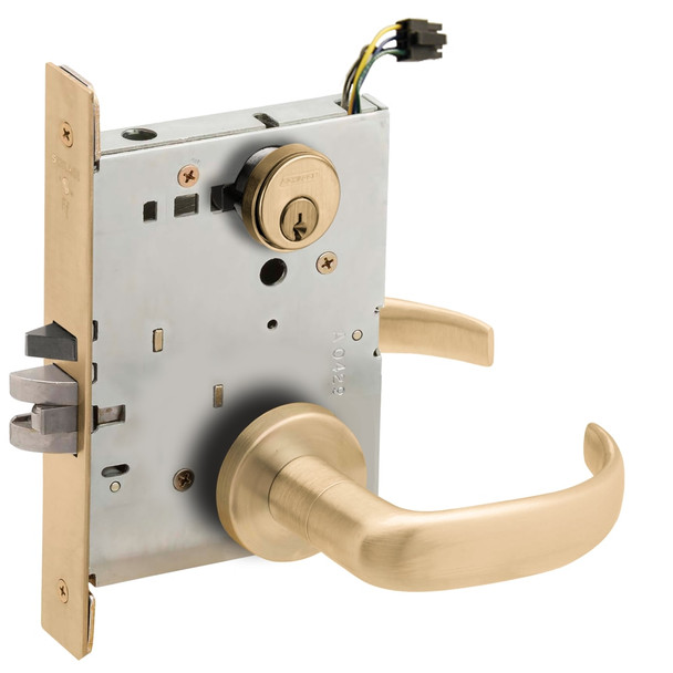 Schlage L9092EUP 17A 606 LX Electrified Mortise Lock