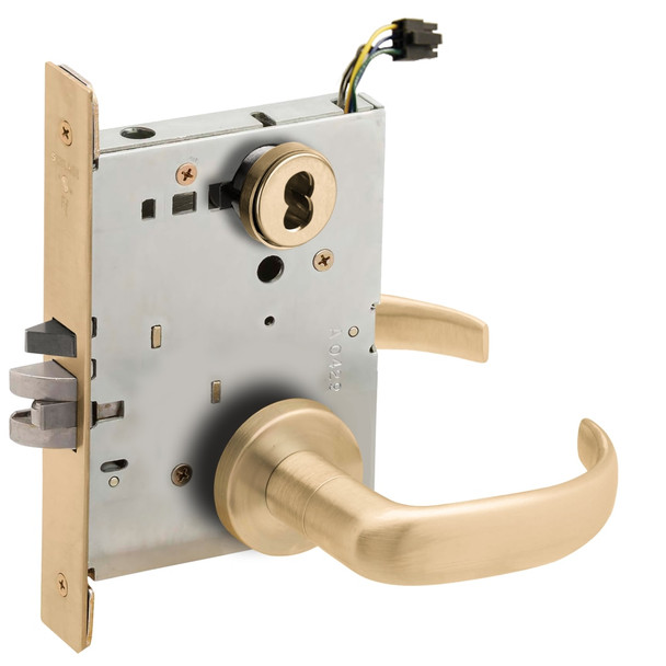 Schlage L9093ELJ 17A 606 RX Electrified Mortise Lock