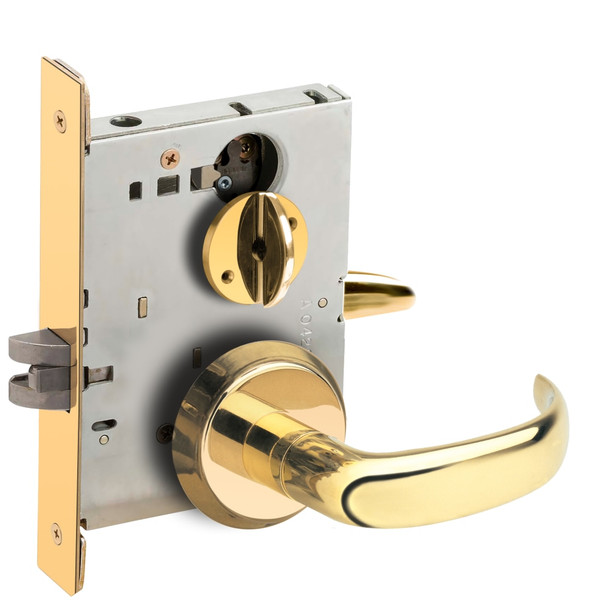 Schlage L9040 17C 605 Grade 1 Mortise Lock