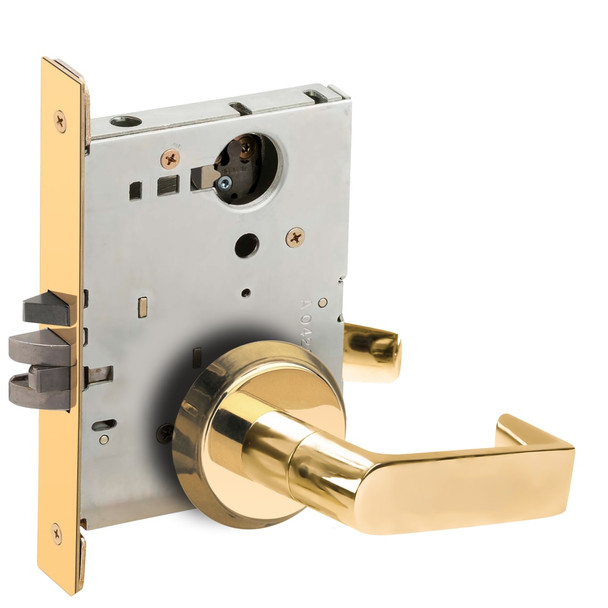 Schlage L9080L 06C 605 Grade 1 Mortise Lock