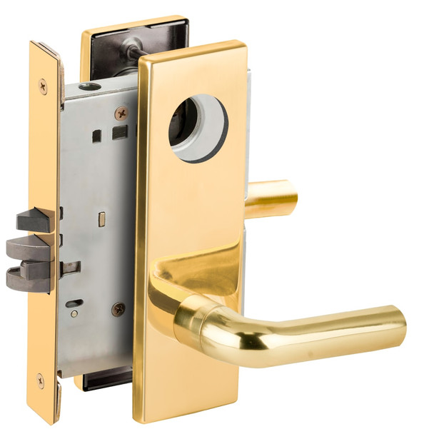 Schlage L9080L 02N 605 Grade 1 Mortise Lock