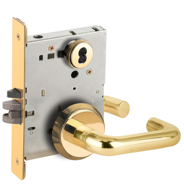 Schlage L9080J 03C 605 Grade 1 Mortise Lock