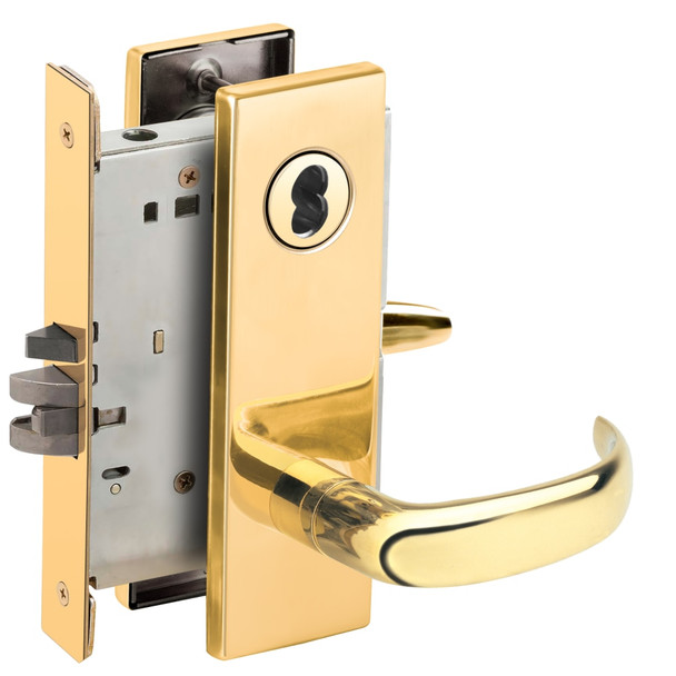 Schlage L9080B 17N 605 Grade 1 Mortise Lock