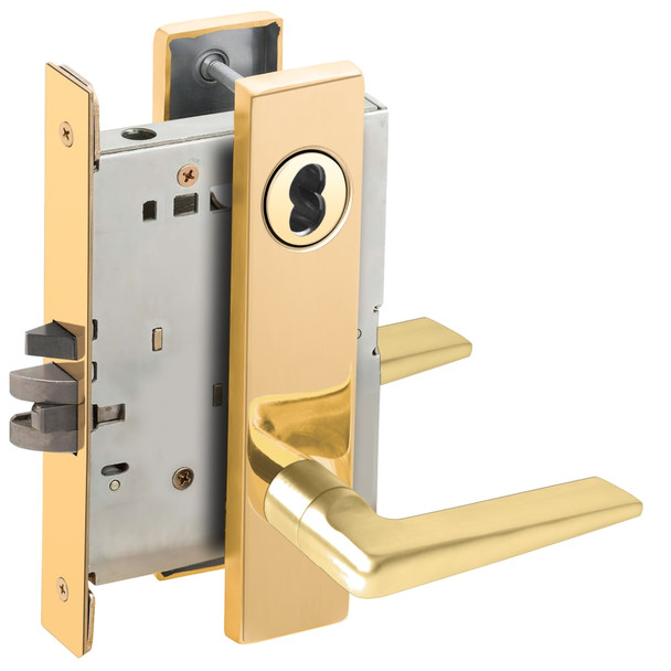 Schlage L9080B 05L 605 Grade 1 Mortise Lock