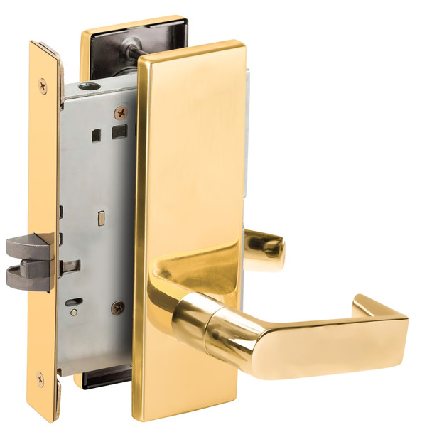 Schlage L9010 06N 605 RX Grade 1 Mortise Lock
