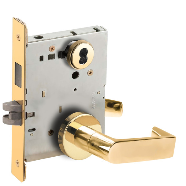 Schlage L9473B 06A 605 Grade 1 Mortise Lock