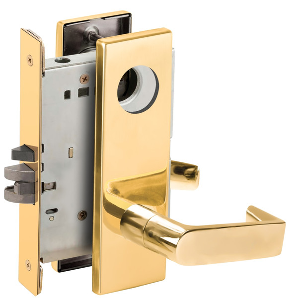 Schlage L9056L 06N 605 Grade 1 Mortise Lock