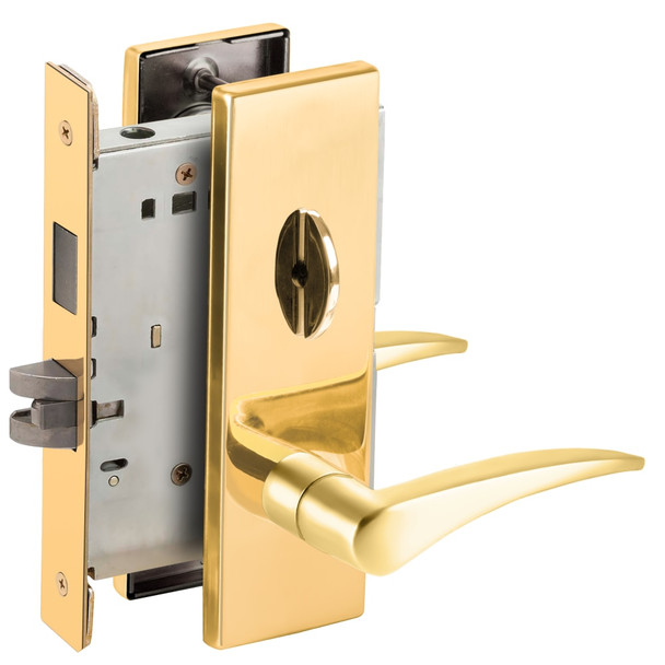 Schlage L9440 12N 605 LH Grade 1 Mortise Lock