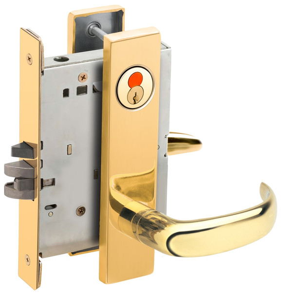 Schlage L9050H 17L 605 Grade 1 Mortise Lock