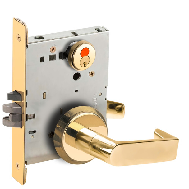 Schlage L9070T 06C 605 Grade 1 Mortise Lock
