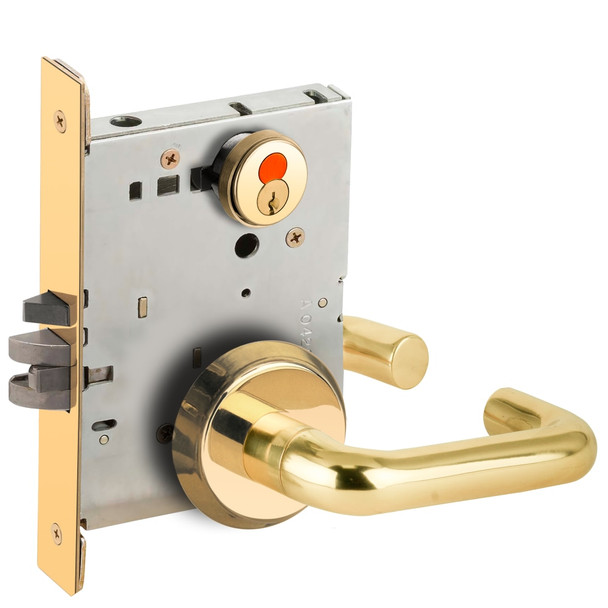 Schlage L9050T 03C 605 Grade 1 Mortise Lock