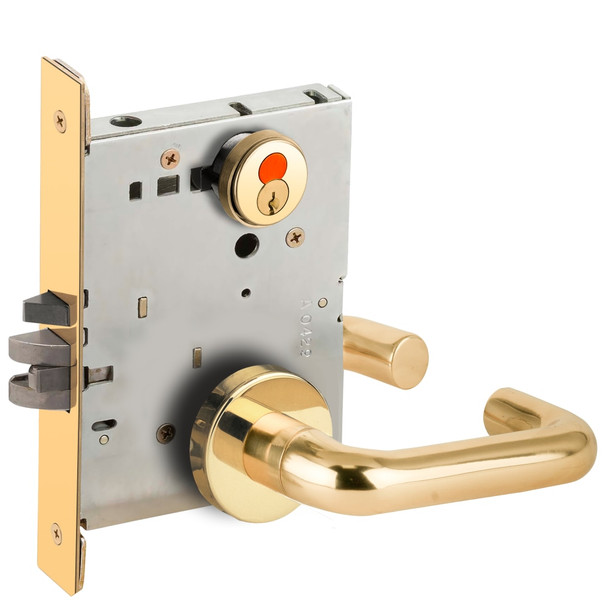 Schlage L9080T 03A 605 Grade 1 Mortise Lock