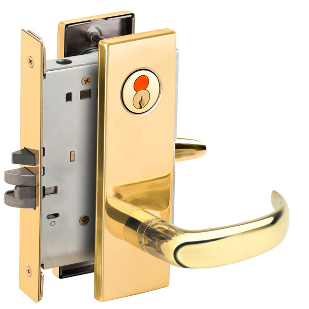 Schlage L9080T 17N 605 Grade 1 Mortise Lock