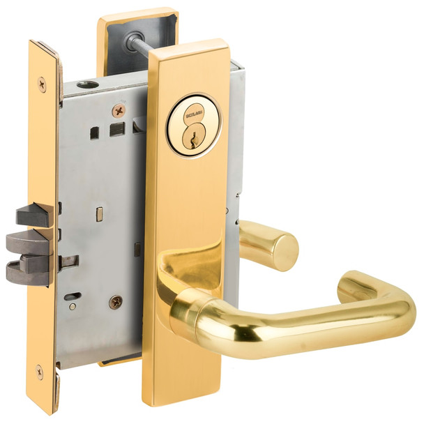 Schlage L9080R 03L 605 Grade 1 Mortise Lock