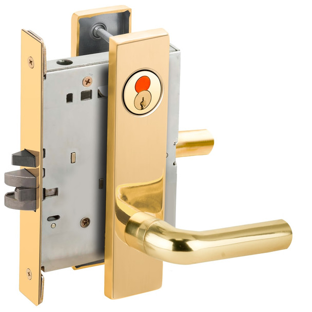 Schlage L9050T 02L 605 Grade 1 Mortise Lock