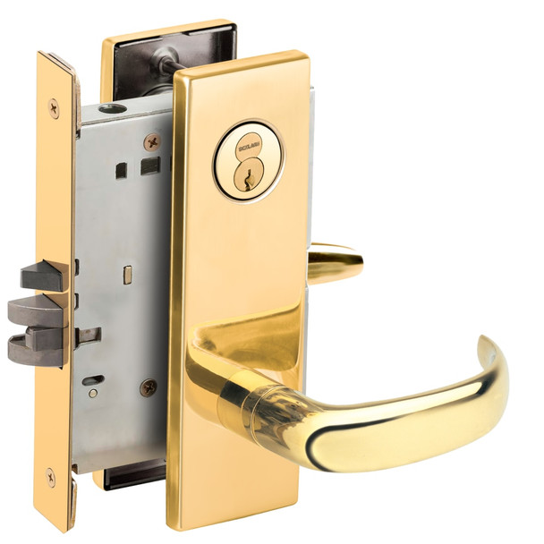 Schlage L9070R 17N 605 Grade 1 Mortise Lock