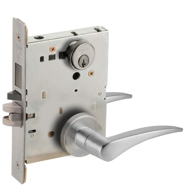 Schlage L9453P 12A 626 RH Grade 1 Mortise Lock