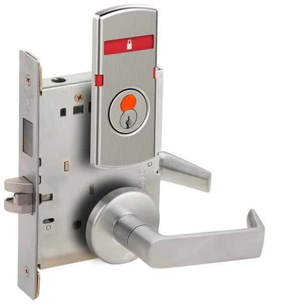 Schlage L9456T 06B 626 OS-SYM Grade 1 Mortise Lock