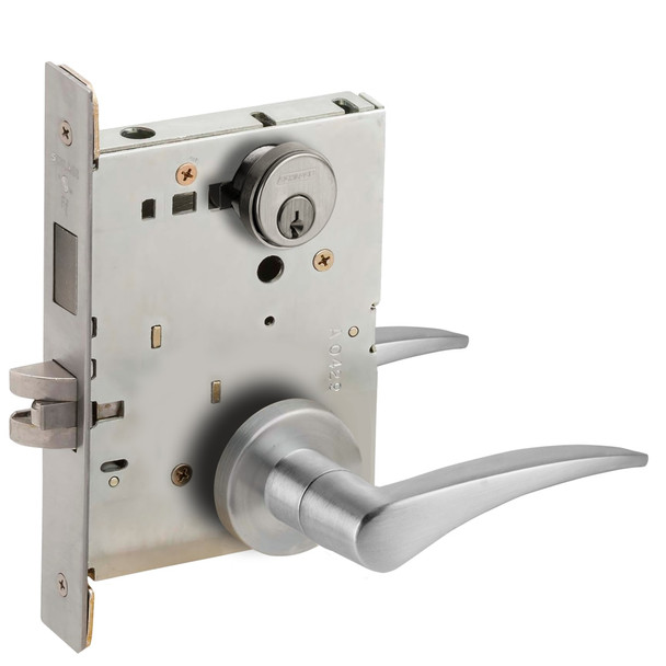 Schlage L9473P 12A 626 RH Grade 1 Mortise Lock