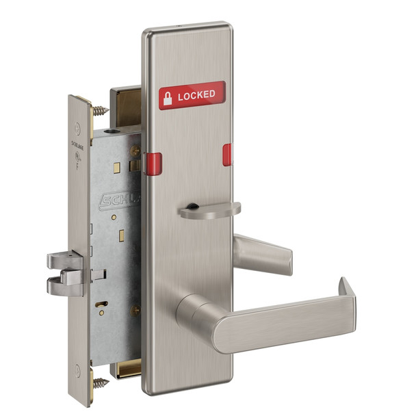 Schlage L9040 06N 630 IS-LOC Grade 1 Mortise Lock