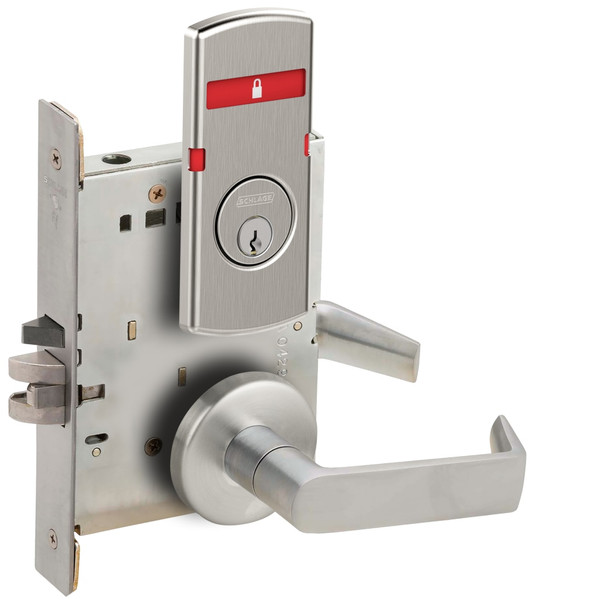 Schlage L9050P 06B 630 OS-SYM Grade 1 Mortise Lock