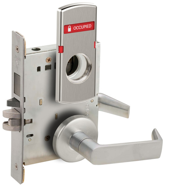 Schlage L9480L 06B 630 OS-OCC Grade 1 Mortise Lock