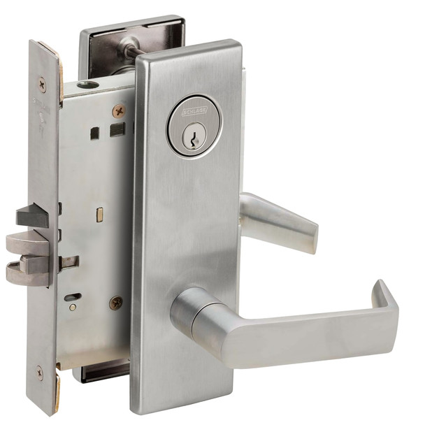 Schlage L9071P 06N 630 Grade 1 Mortise Lock