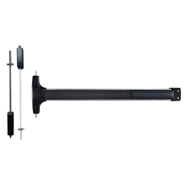 Detex FV50 LD 628 96 36X84 Value Series Wide Stile Surface Vertical Rod Exit Device