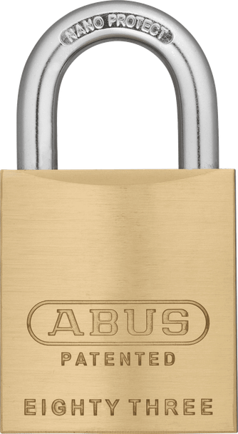 ABUS 83/45-400 S2 1-3/4" Rekeyable Brass Padlock