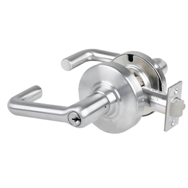 Schlage ALX53P TLR 626AM Grade 2 Entrance Cylindrical Lock with Field Selectable Vandlgard