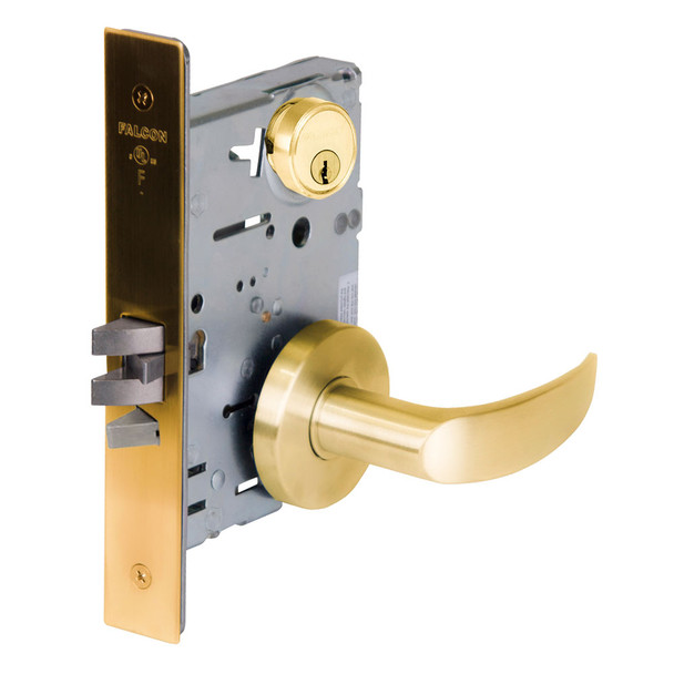 MA411P AG 605 Falcon Mortise Lock